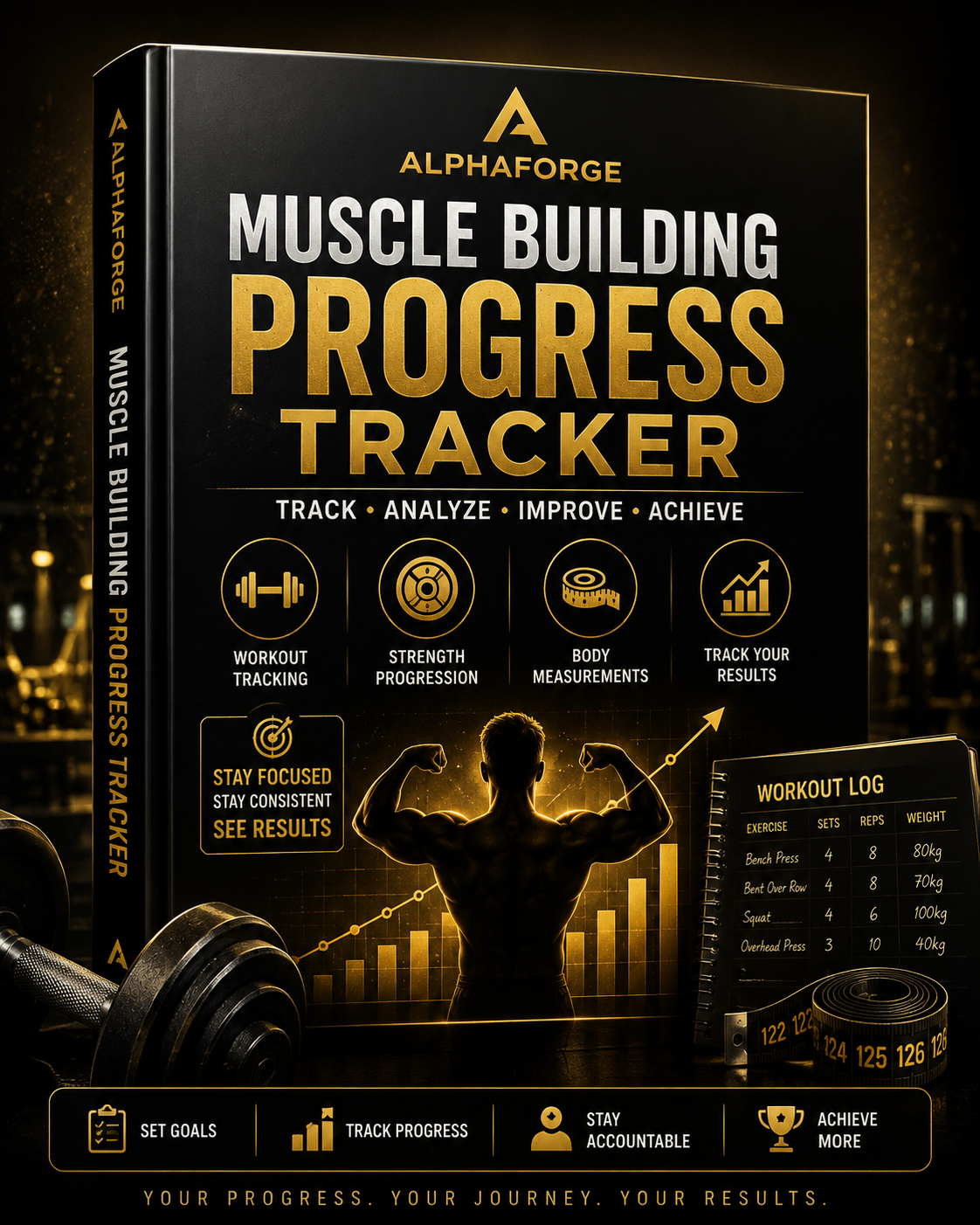 ALPHAFORGE – Muscle Building Progress Tracker