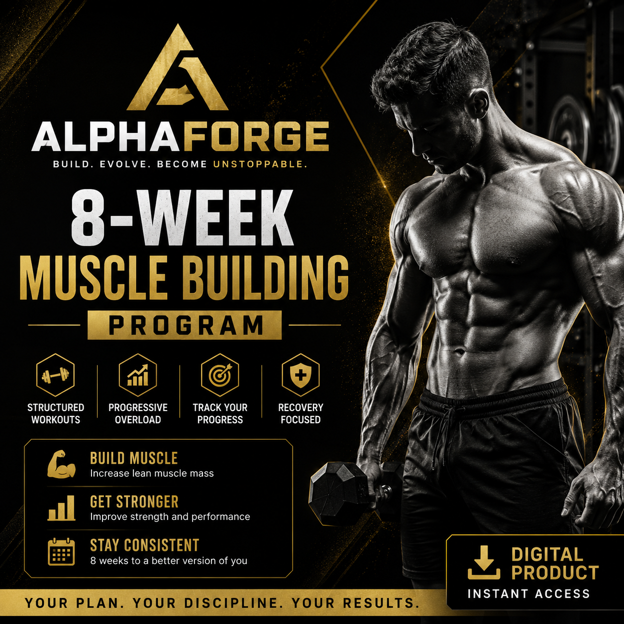 ALPHAFORGE – 8-Week Muscle Building Program